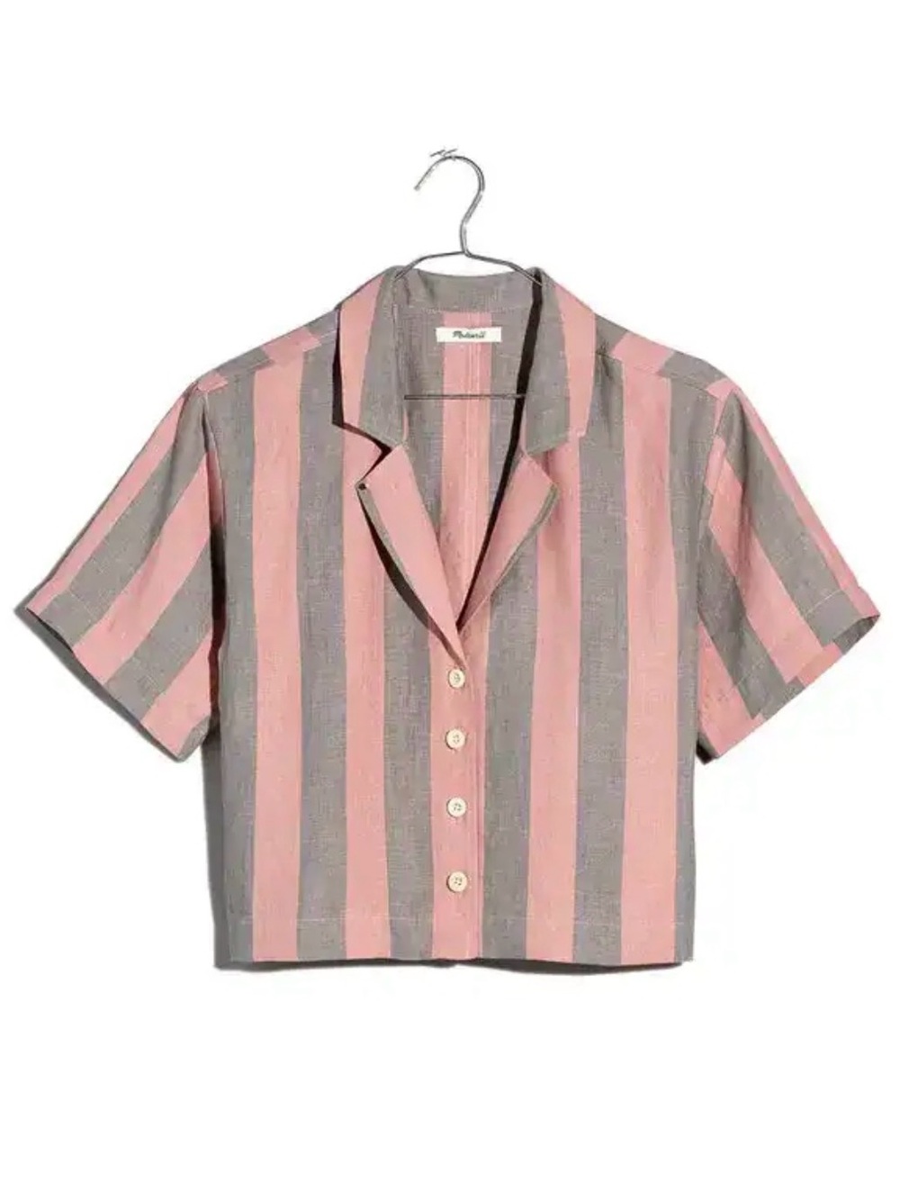 NWT Madewell Linen Resort Shirt